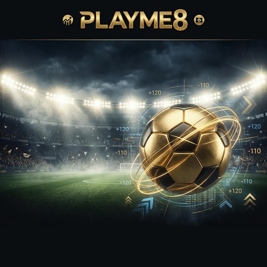 PLAYME8: Situs Resmi Link Judi Bola Login Mobile & WAP Pusat - Situs Parlay Bola Terpercaya image 1